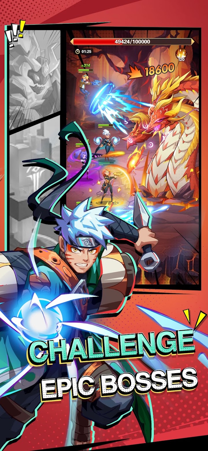 AFK Merge: Superhero RPG screenshot