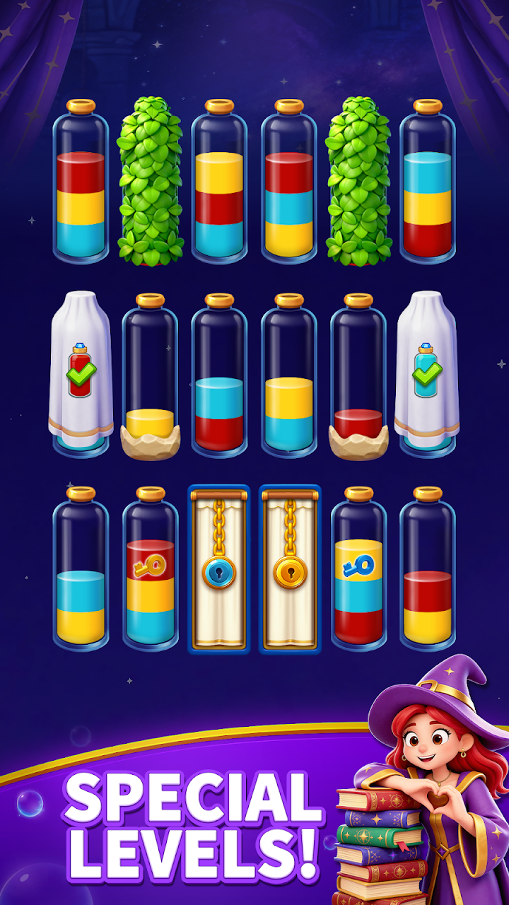 Mystic Sort: Water Sort Puzzle screenshot